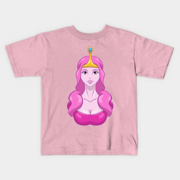 Princess Bubblegum Kids T-Shirt by JXG